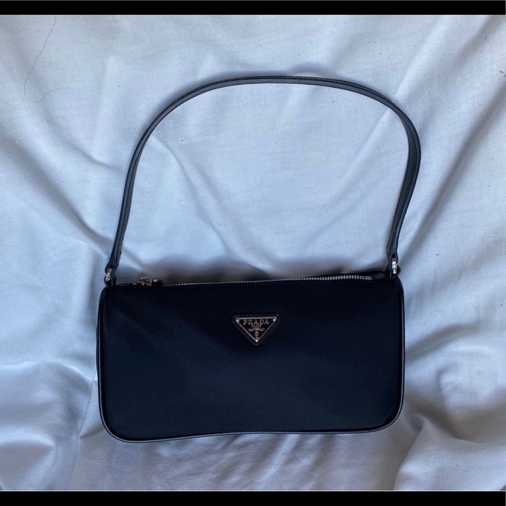 Prada Nylon Baguette Bag